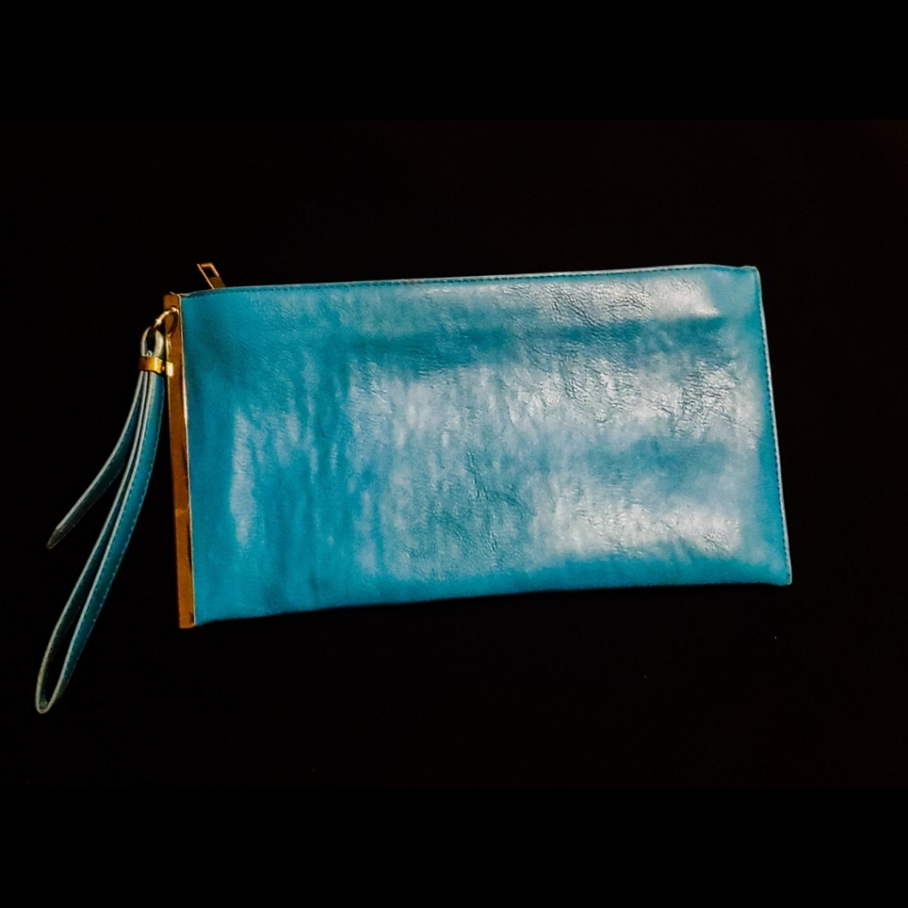Teal Clutch Purse